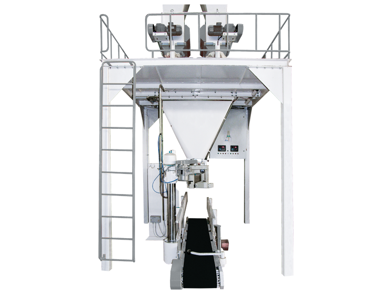 Bran Bagging Machine With Double Weigh Hopper & Single Station